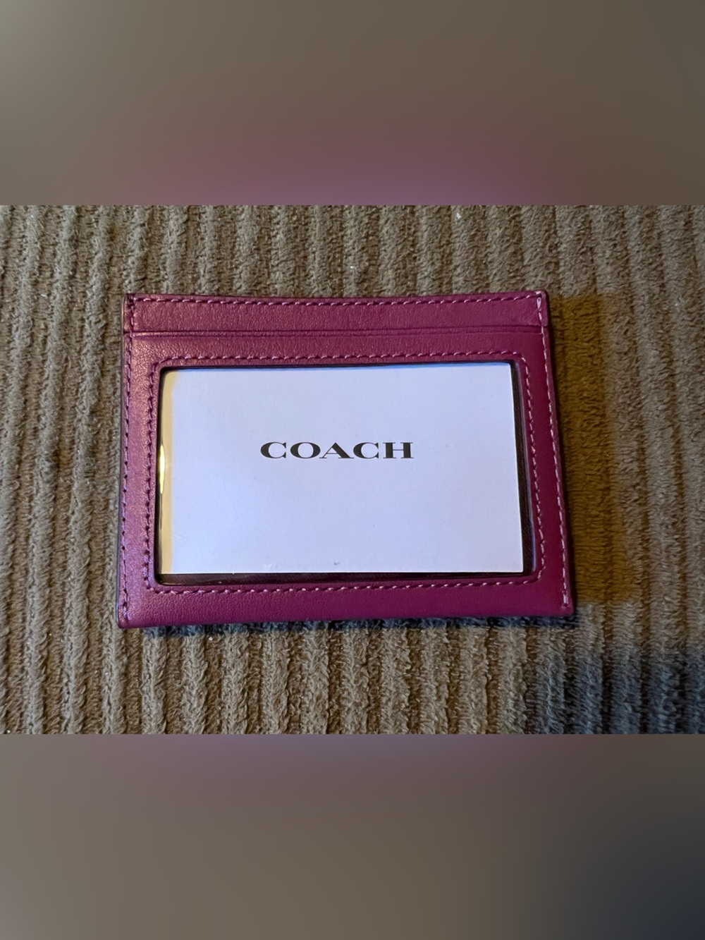 Coach CAA88 Slim ID Card Case nwt - Picture 2 of 5